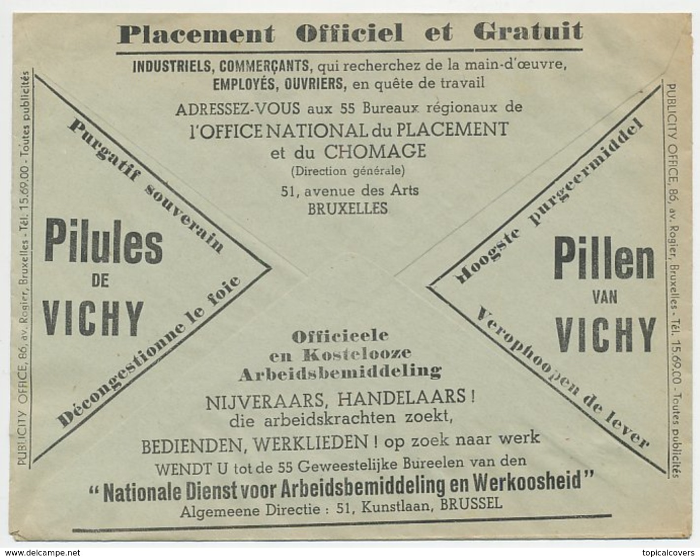 Postal Cheque Cover Belgium 1937 Pills - Vichy - Liver - Labor - Ferry Boat - Oostende - Dover - Pharmacy