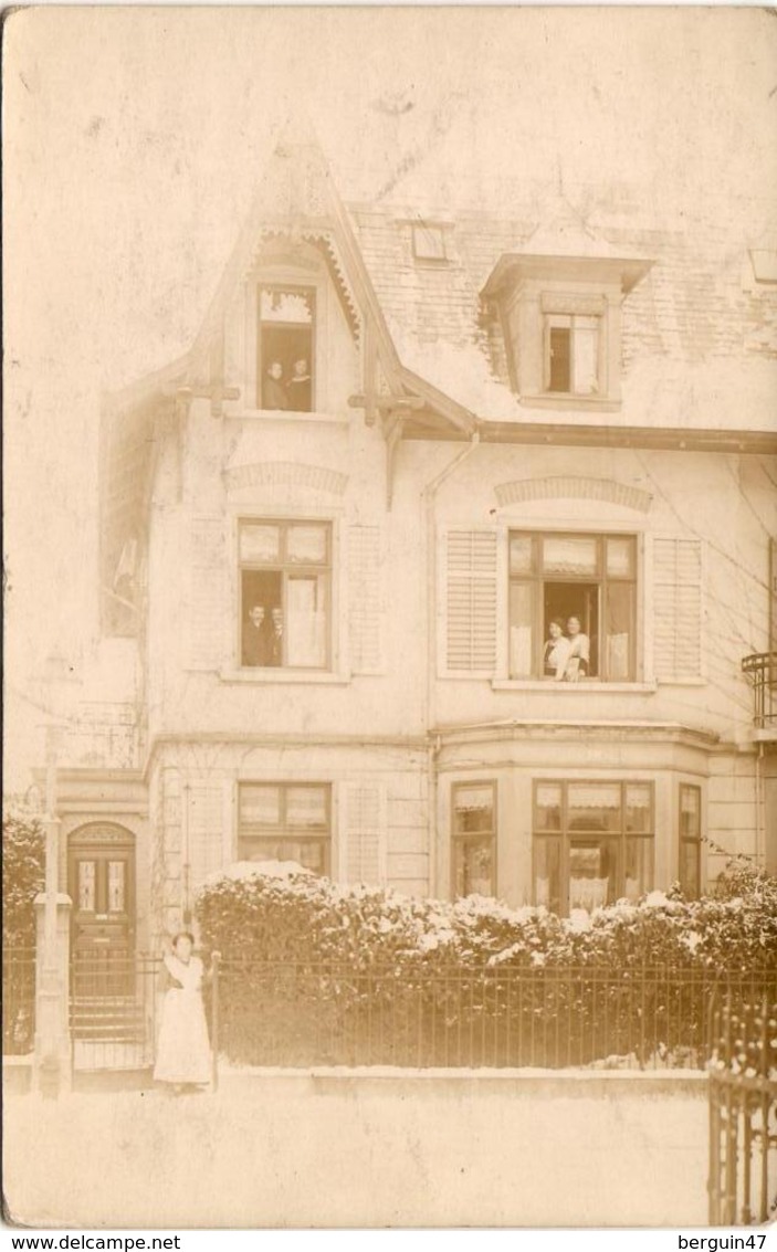 SUISSE ZH  ZÜRICH  Carte Photo D'une Villa  .........  Kriegsgefangensendung - Zürich