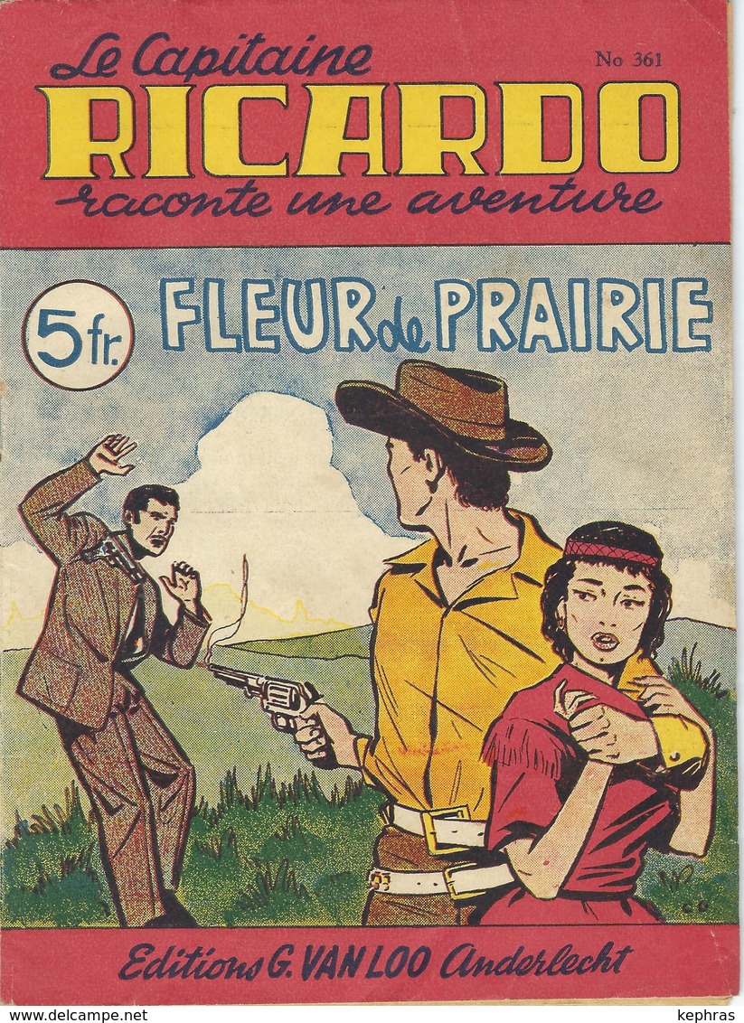 Capitaine RICARDO N° 361- FLEUR De PRAIRIE - TBE - Adventure