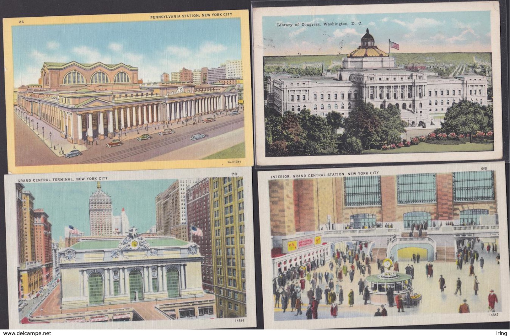 Nice lot of 40 postcard USA