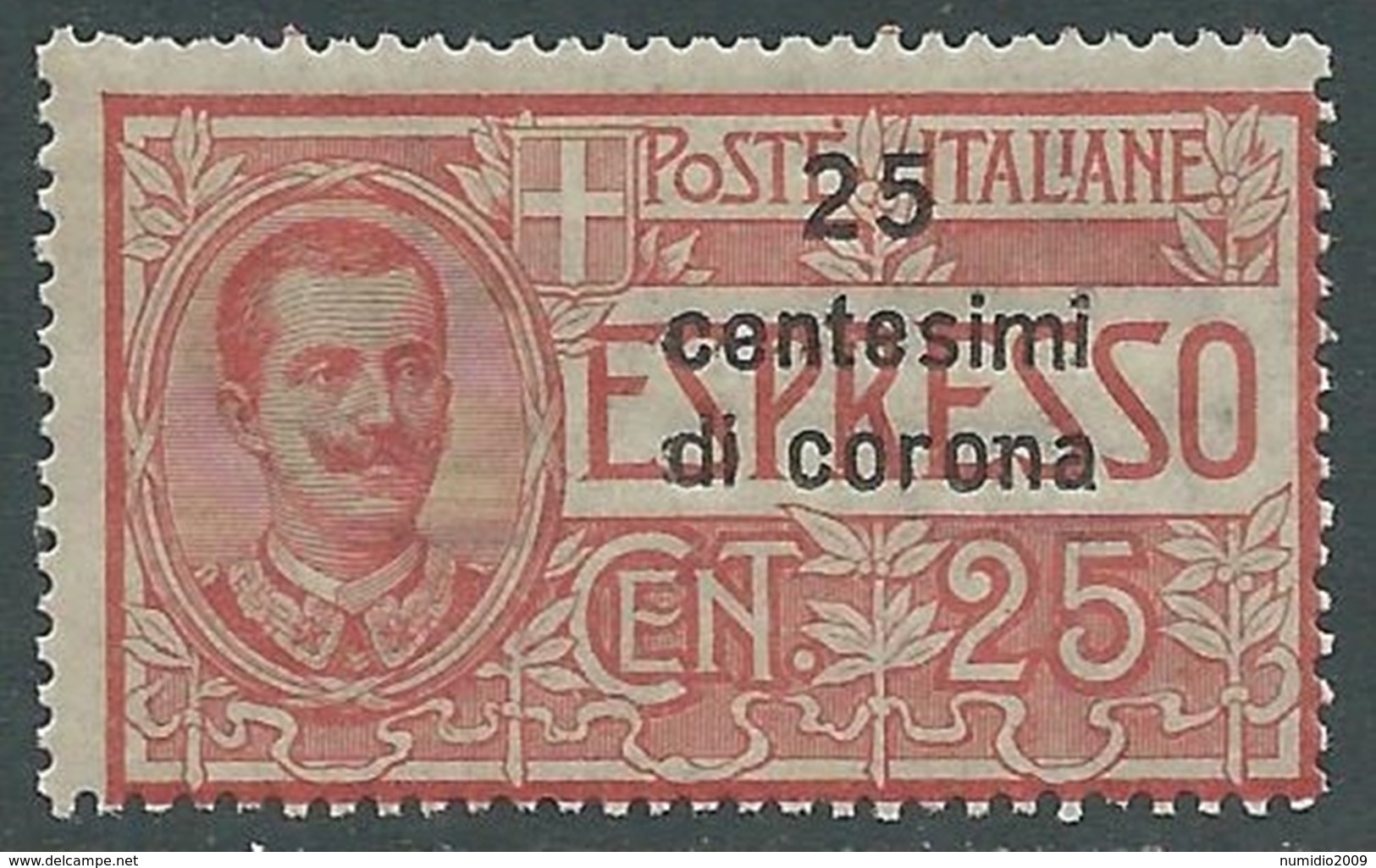 1921 DALMAZIA ESPRESSO 25 CENT MNH ** - RA23-5 - Dalmatie