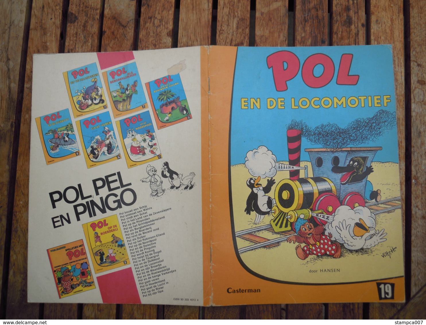 1971 - Pol En De Locomotief 19 Hansen Casterman - Other & Unclassified