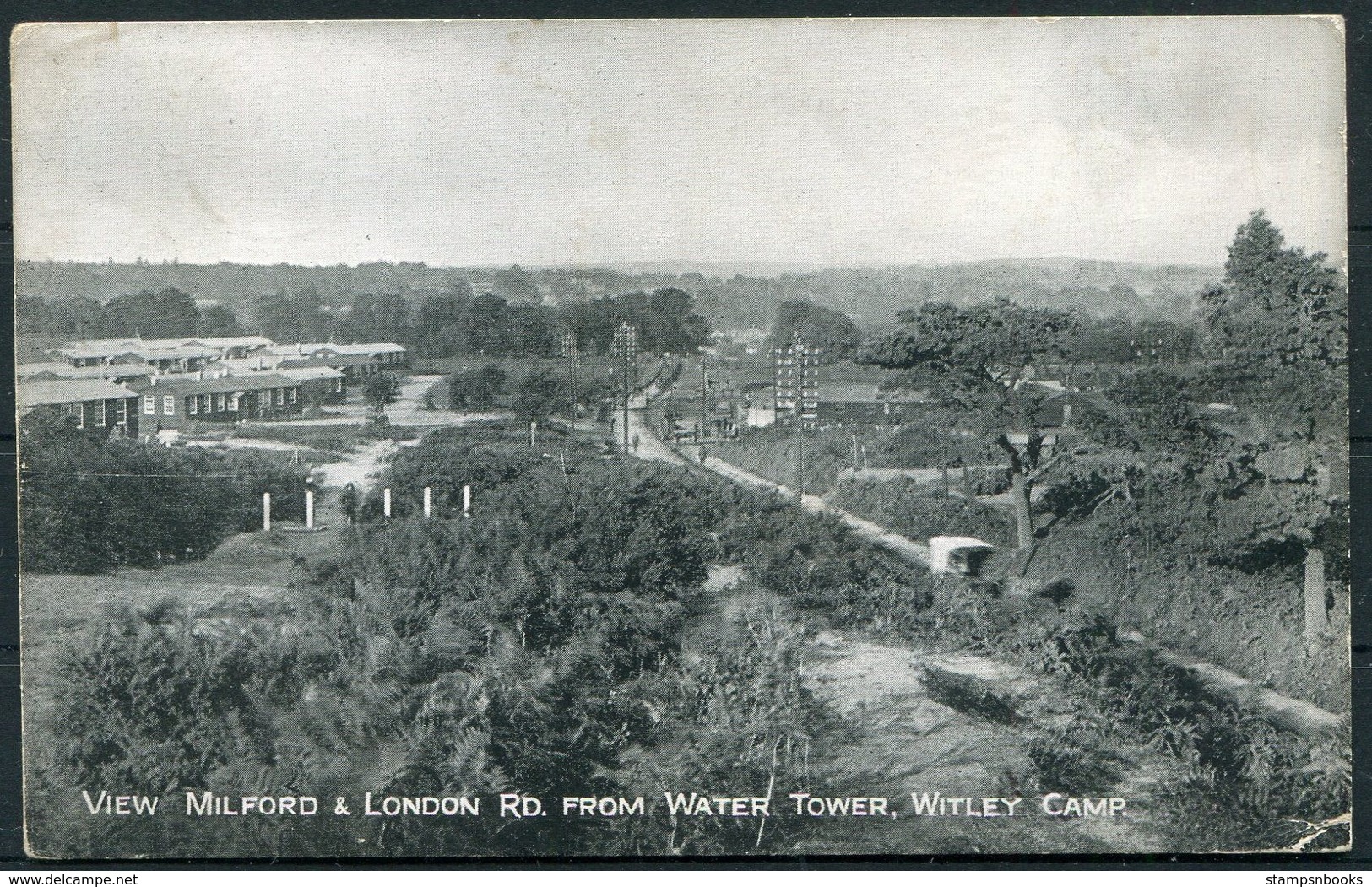 1917 Canada GB 2 X Witley Camp Postcards - Toronto. Orderly Room Cachets - Covers & Documents