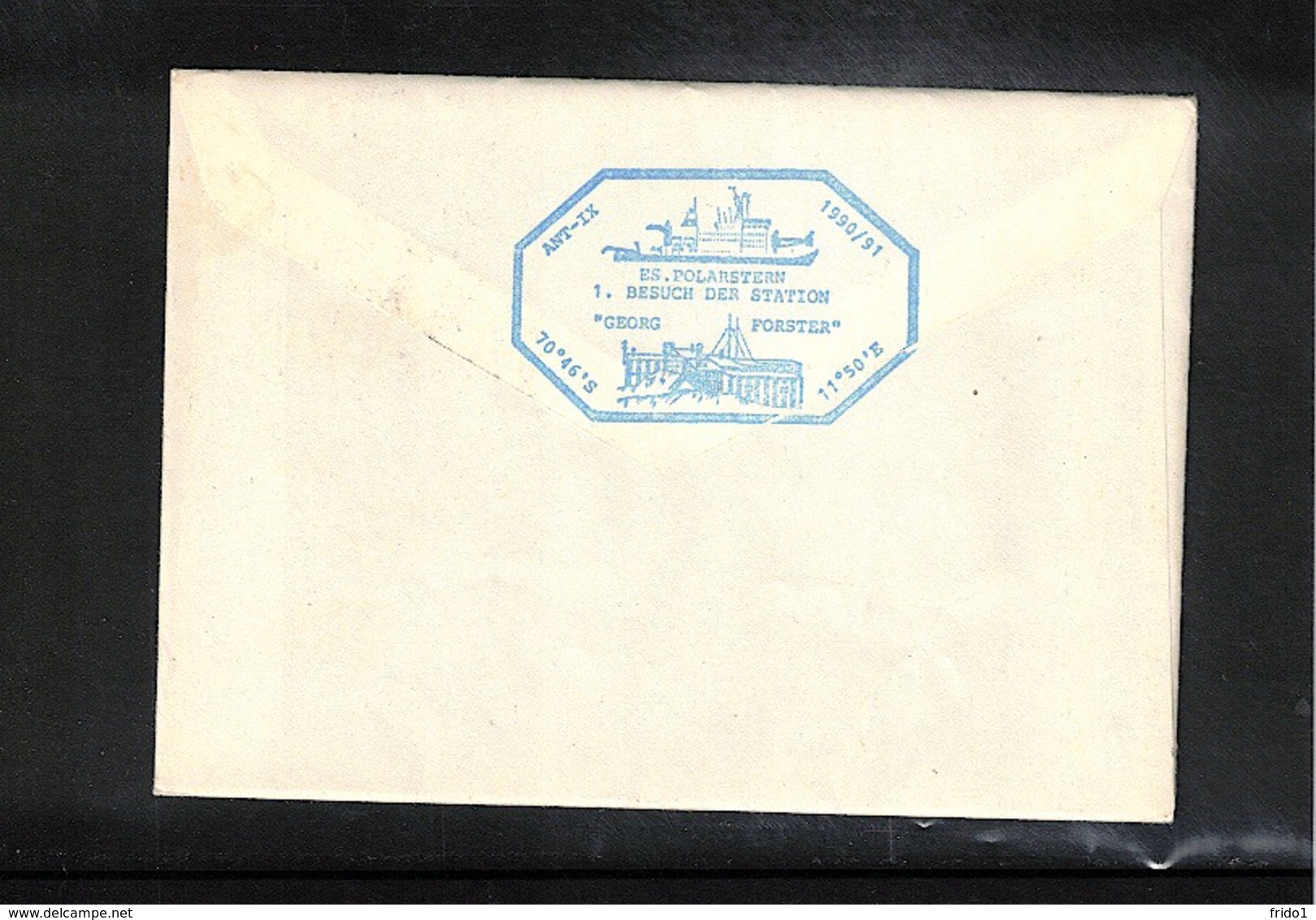 Germany / Deutschland DDR 1990 German Antarctica Expedition Georg Forster Station Interesing Cover - Antarktis-Expeditionen