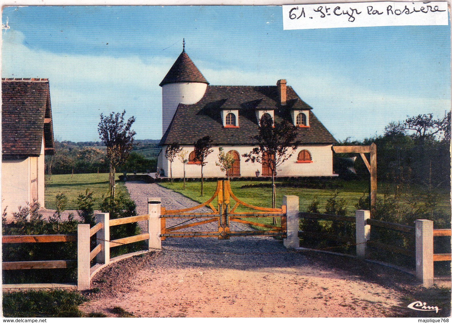 Cpm De St-Cyr-la-Rosière - Petit Manoir Contemporain Du Perche - - Autres & Non Classés