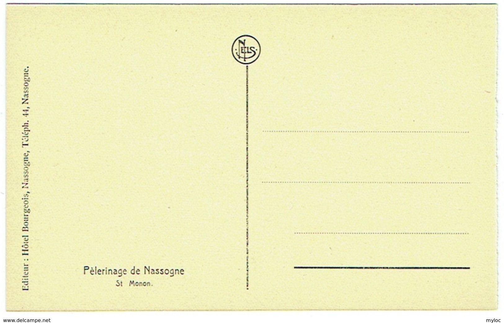 Pèlerinage De Nassogne. St.Monon. - Nassogne