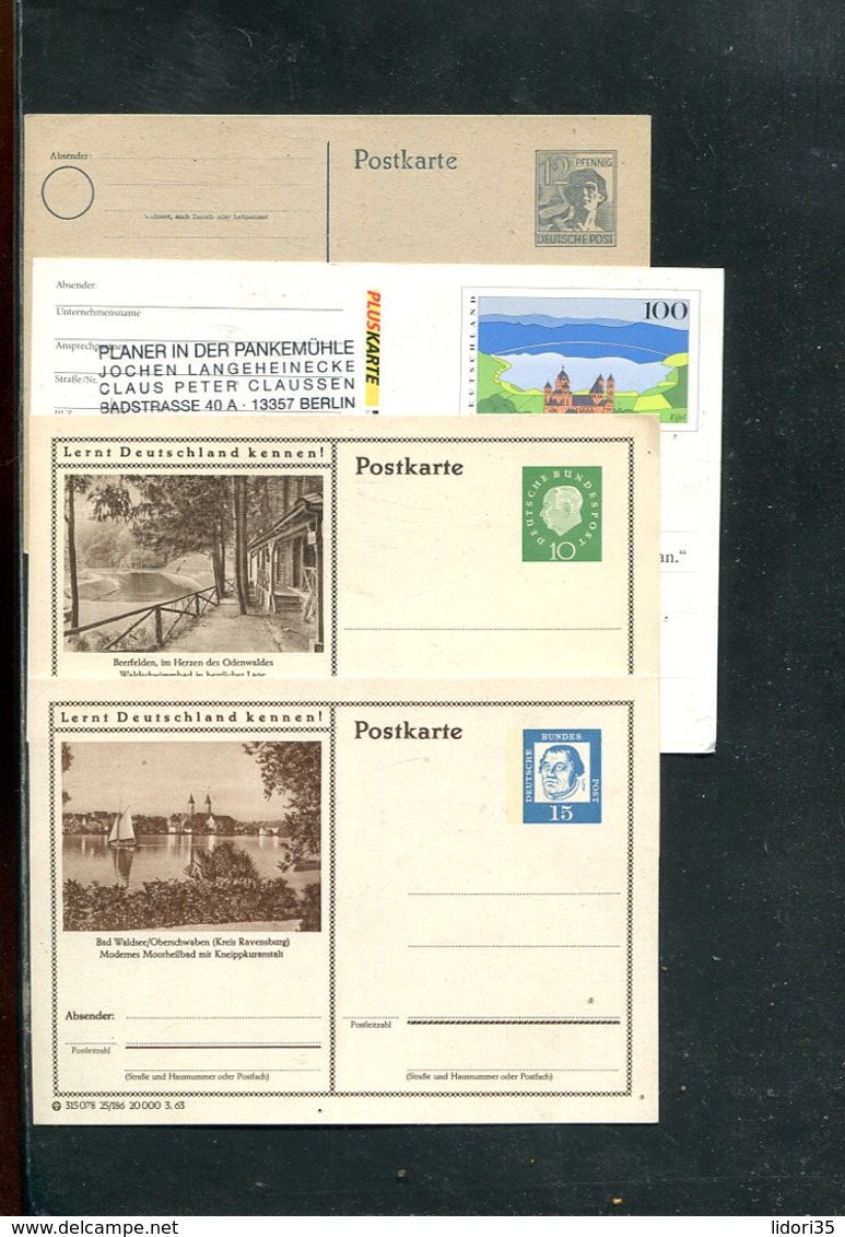 Deutschland / int. Posten mit rd. 100 Ganzsachen ** (20137-330)