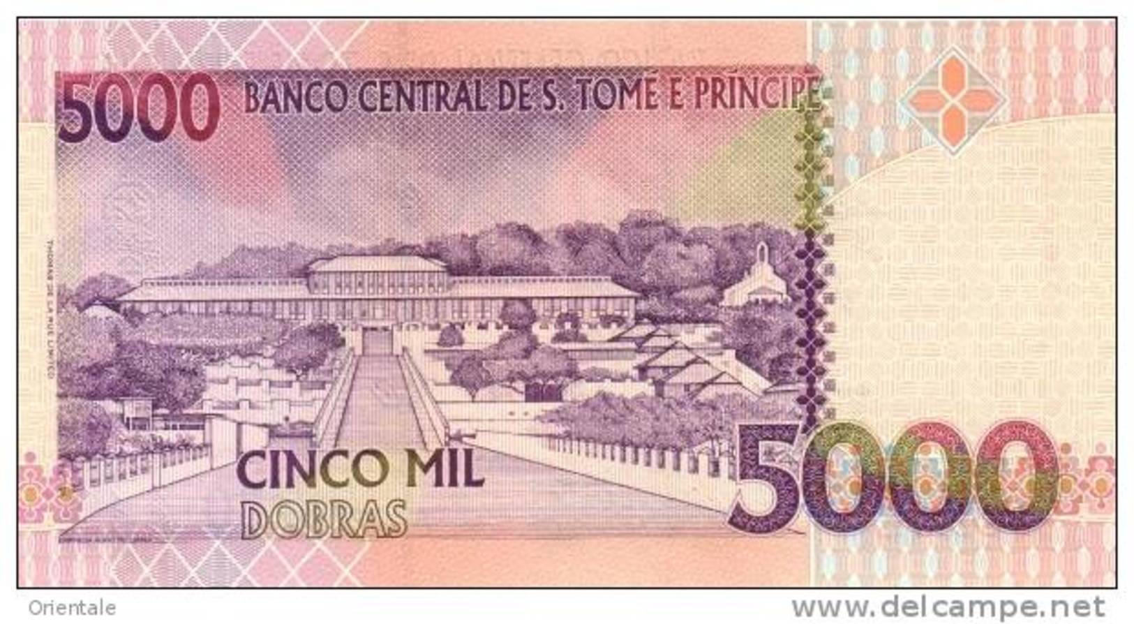 SAO TOME E PRINCIPE P. 65b 5000 D 2004 UNC - San Tomé E Principe