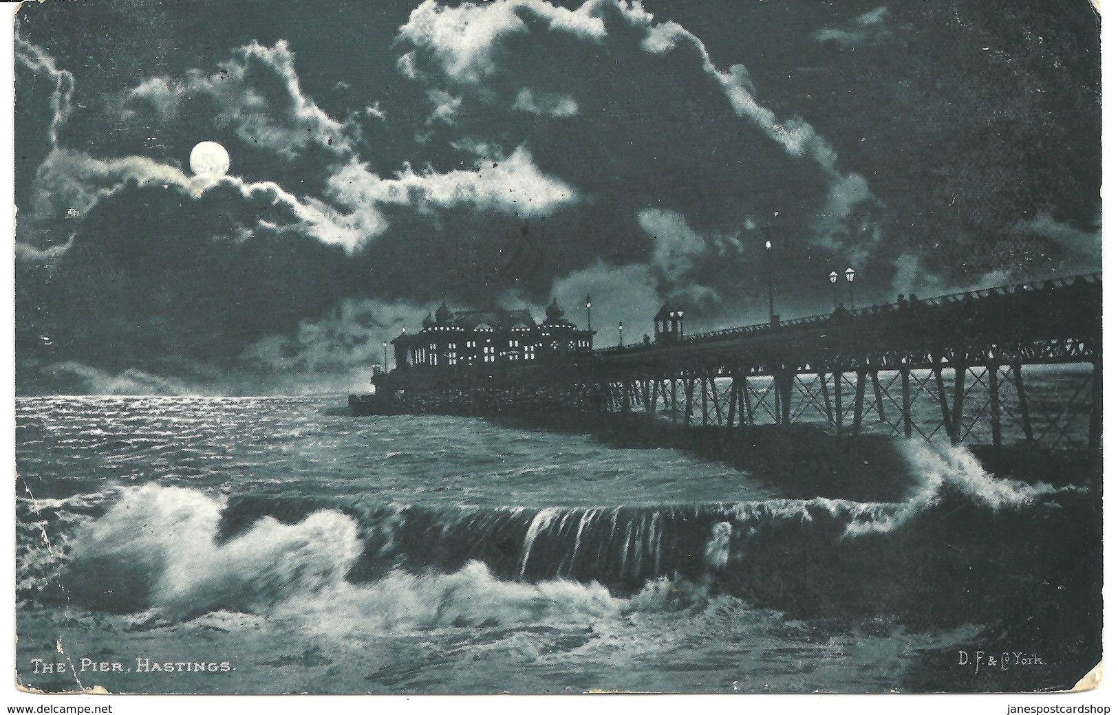 THE PIER HASTINGS - WITH BEXHILL R.S.O. RAILWAY POSTMARK 1903 - Hastings