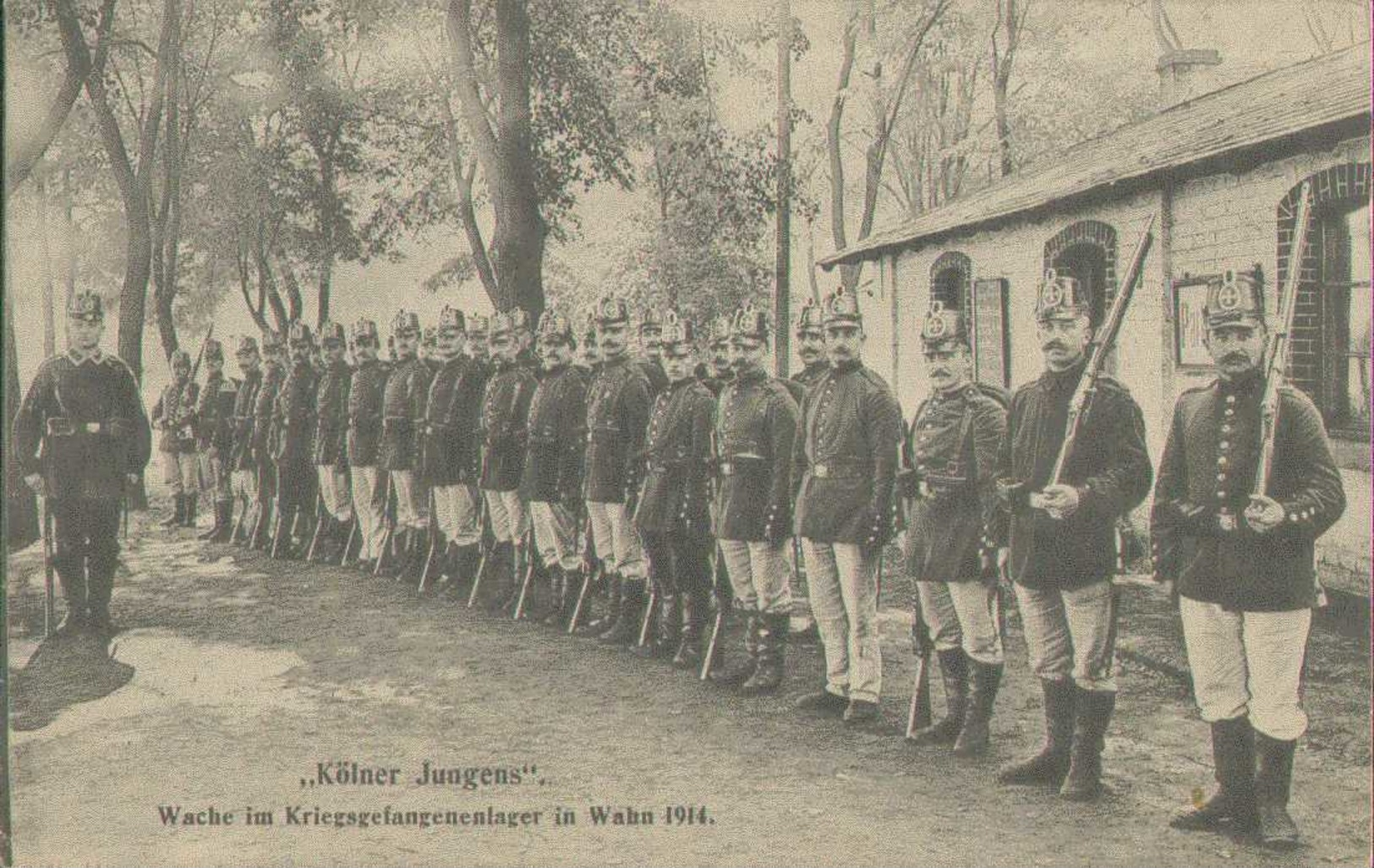 Kölner Jungens, Wache Im Kriegsgefangenenlager Wahn 1914, Feldpostkarte, Cöln, Militär, WWI - Guerre 1914-18