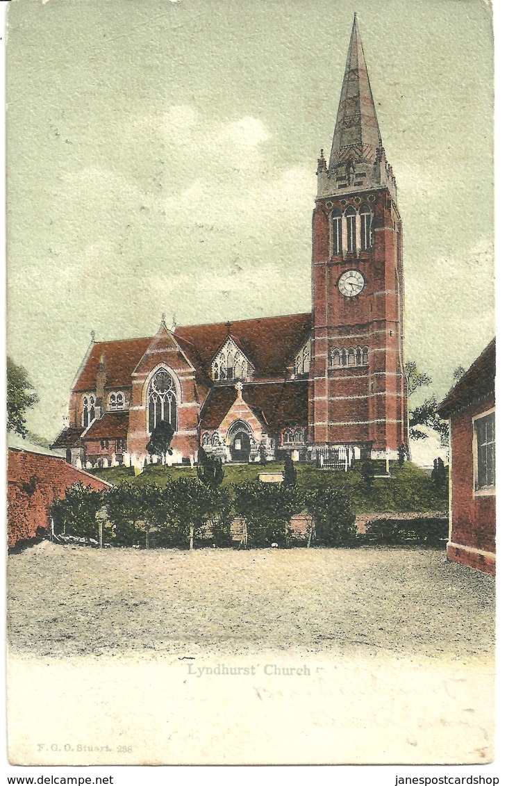 LYNDHURST CHURCH WITH BROCKENHURST R.S.O. HAMPSHIRE - Other & Unclassified