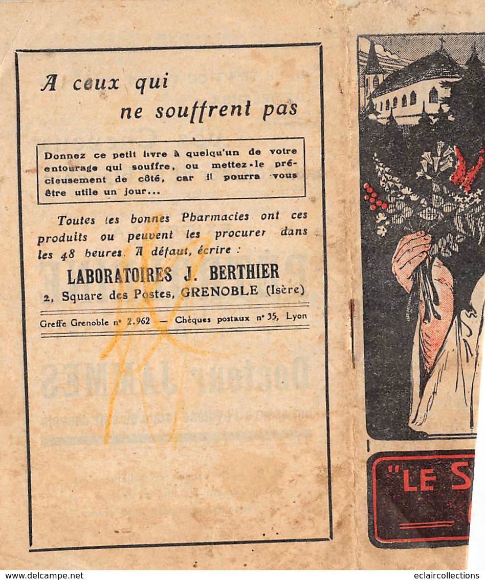 Vieux Papiers    Carnet Médical  Le Secret Des Chartreux     14,5x9 Cm (voir Scan) - Publicités