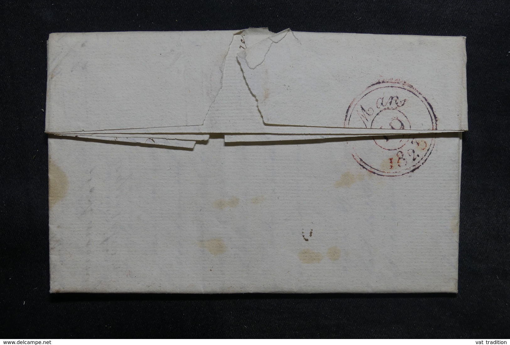 FRANCE - Lettre De Saint Quentin Pour Paris En 1823 - L 36553 - 1801-1848: Précurseurs XIX