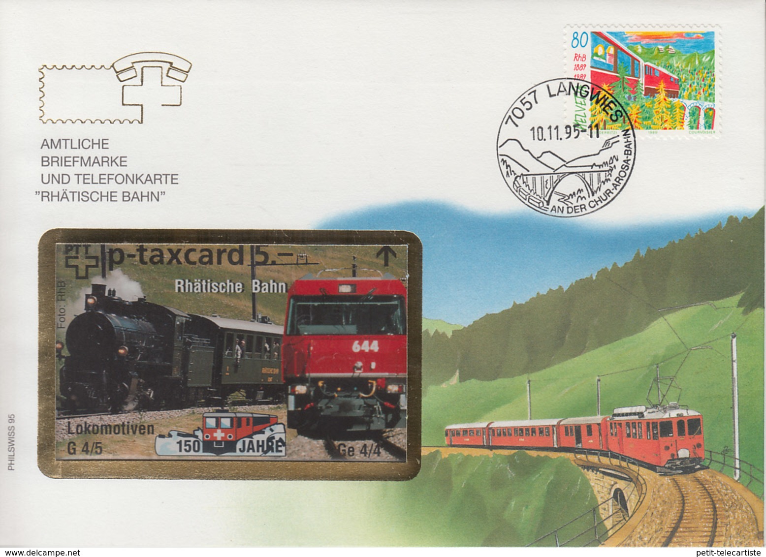 SUISSE - PHONE CARD - TAXCARD-PRIVÉE *** TRAIN - ZUG - 150 ANS / 8 *** - Svizzera