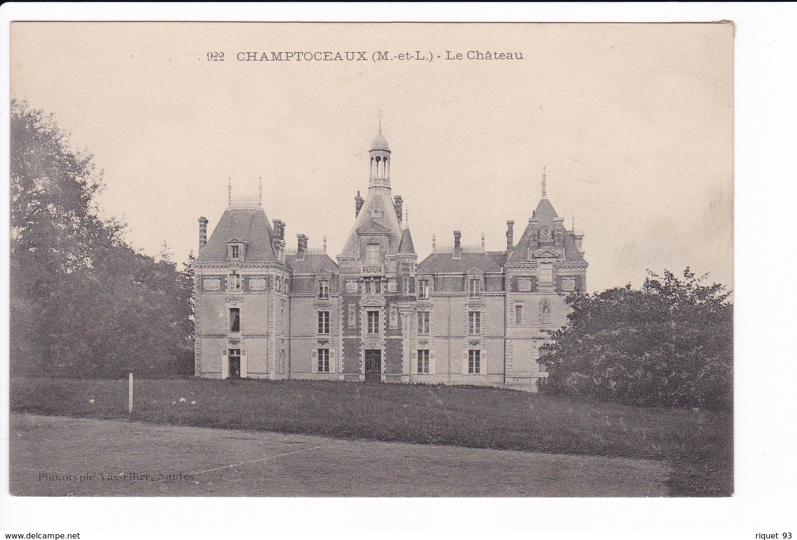 922 - CHAMPTOCEAUX - Le Château - Champtoceaux