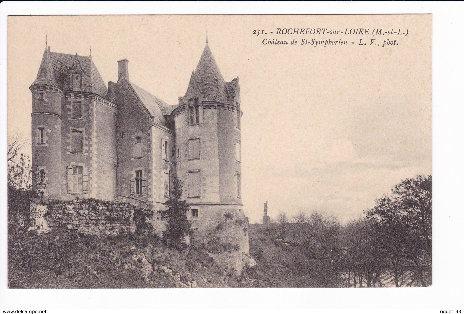 251 - ROCHEFORT-sur-LOIRE - Château De St-Symphorien - L.V. Phot. - Other & Unclassified