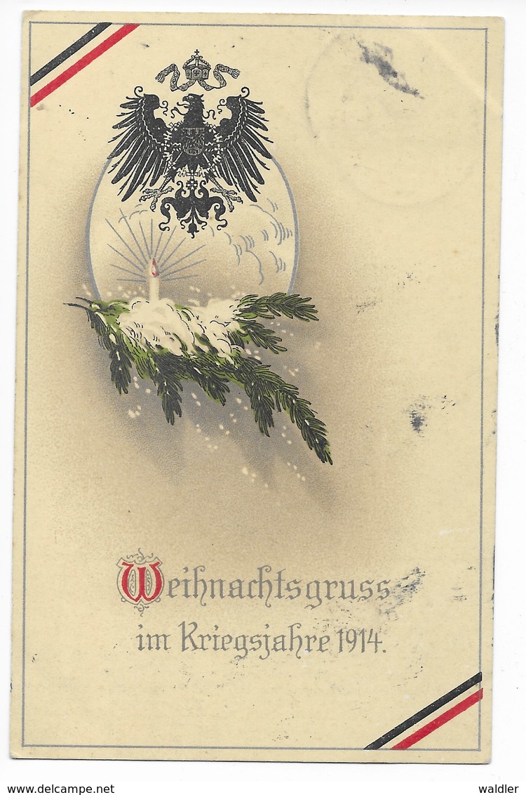 WEIHNACHTSGRUSS IM KRIEGSJAHR 1914 - Altri & Non Classificati