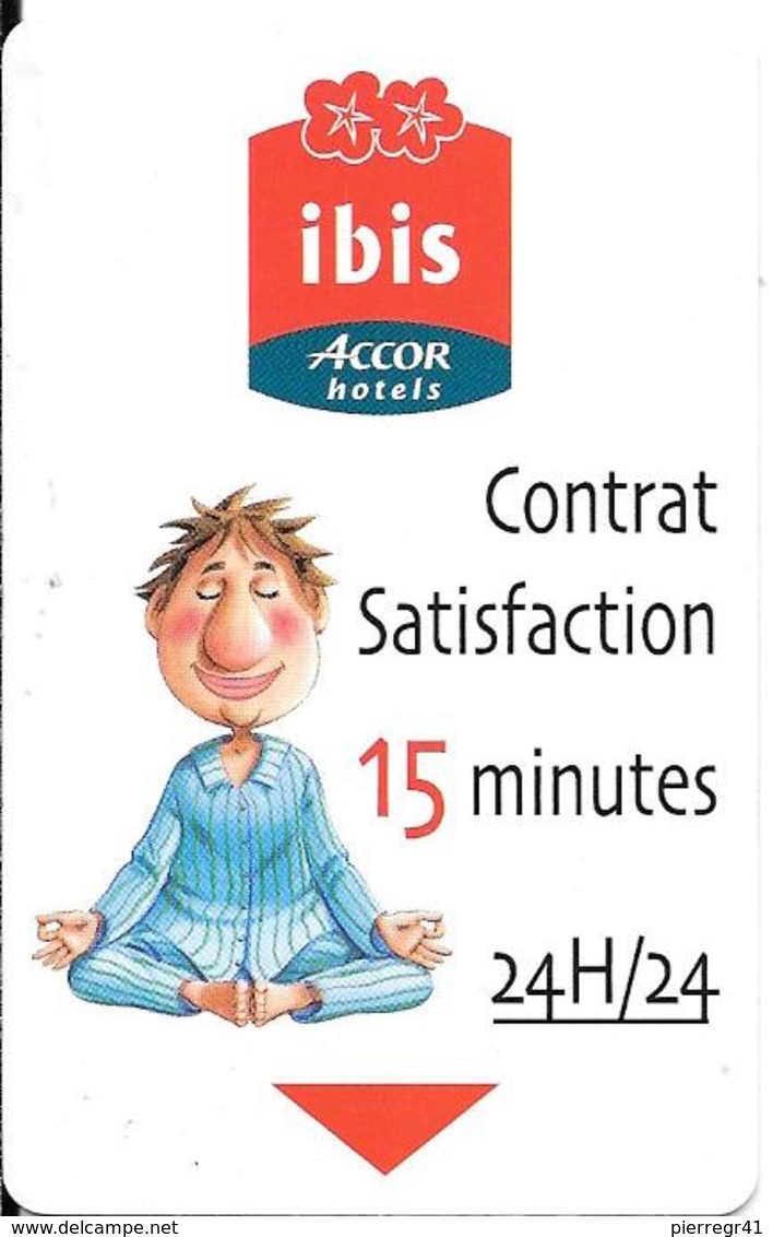 CLE-MAGNETIQUE-HOTEL-IBIS-SATISFACTION 15  MN--TBE - Hotelsleutels