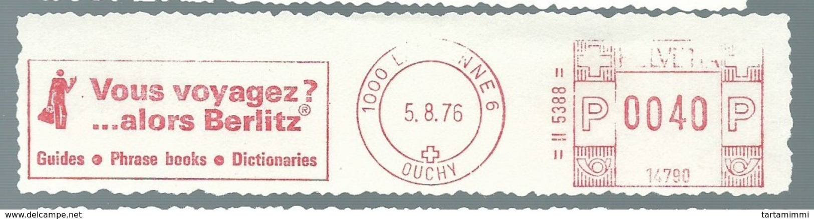 EMA METER STAMP FREISTEMPEL VOYAGES GUIDES BOOK HOLIDAYS AEREOPLANE - Other & Unclassified