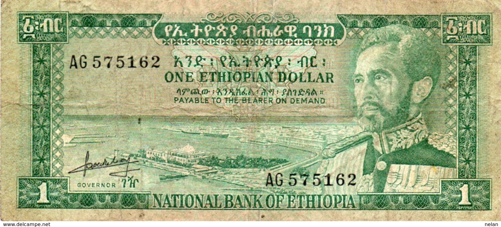 ETHIOPIA 1 DOLLAR 1966 P-25 - Ethiopië