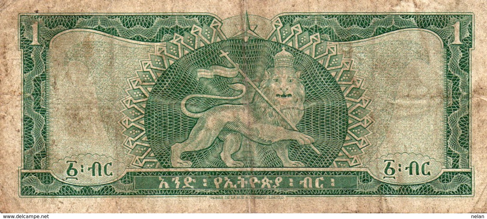 ETHIOPIA 1 DOLLAR 1966 P-25 - Aethiopien