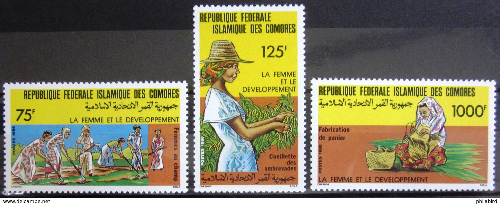 COMORES                   N° 447/449                       NEUF** - Comores (1975-...)