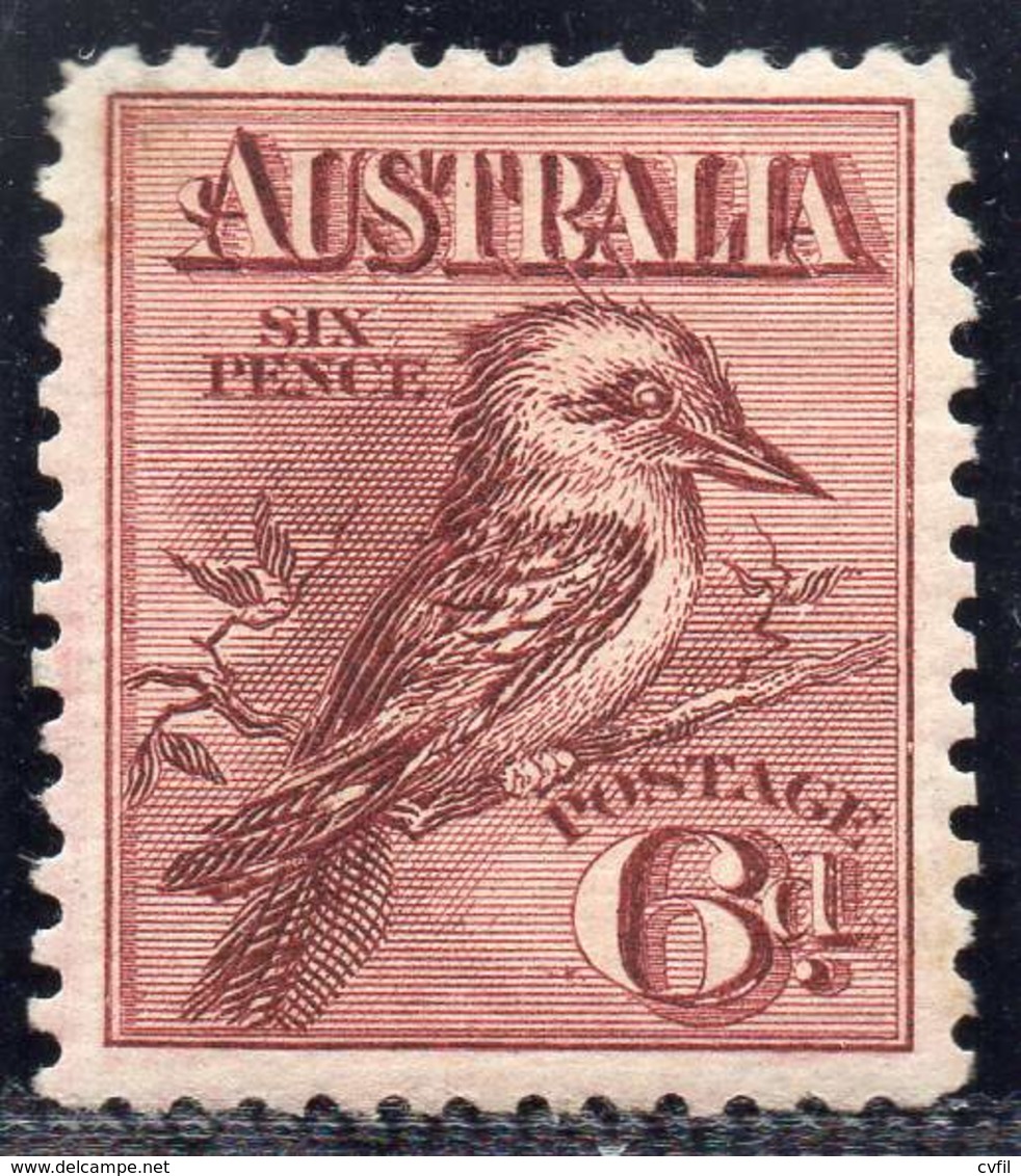 AUSTRALIA 1914. The 6d. Kookaburra, Mint LH - Neufs