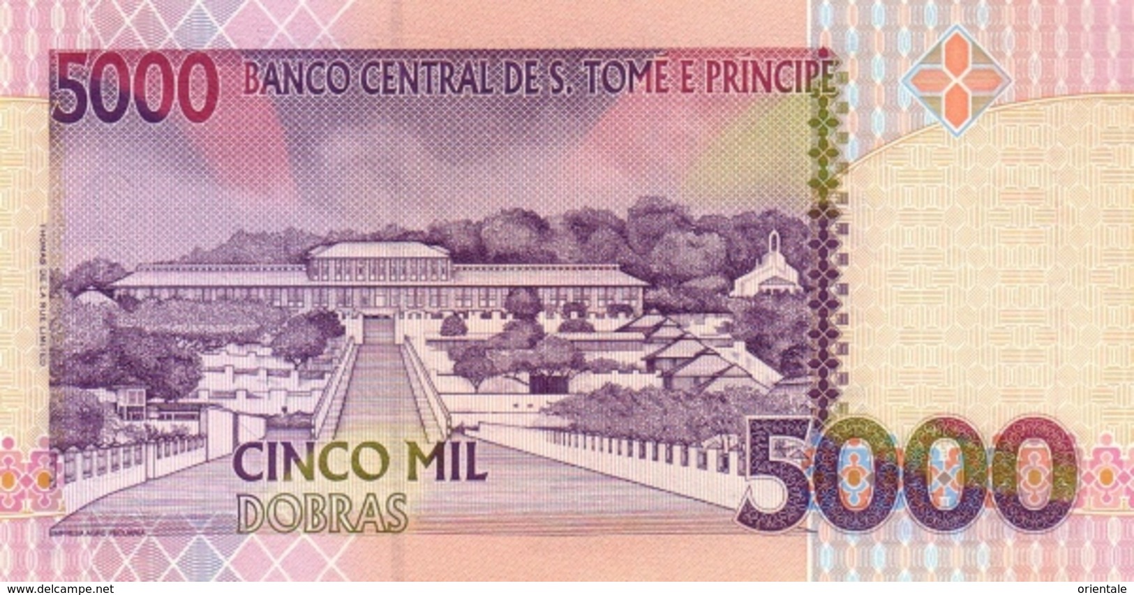 SAO TOME E PRINCIPE P. 65a 5000 D 1996 UNC - Sao Tome And Principe