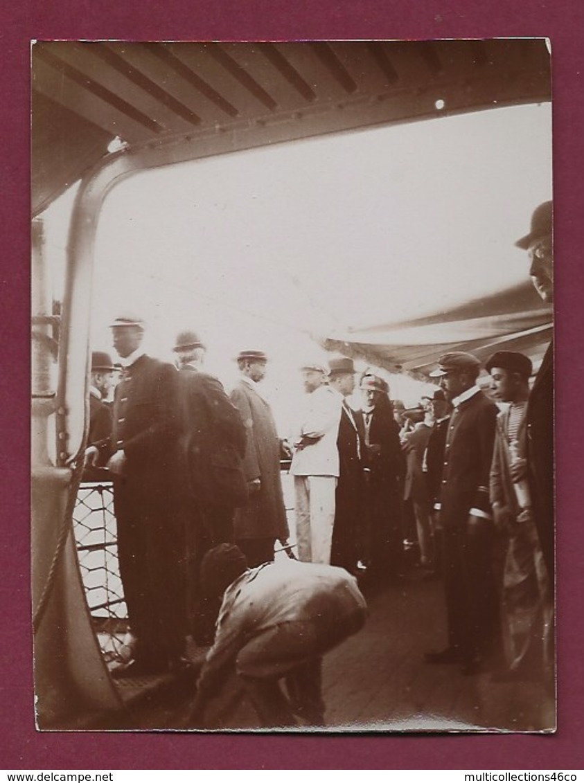 270719D - PHOTO ANCIENNE à Bord D'un Bateau - Voyage En Turquie - Segelboote