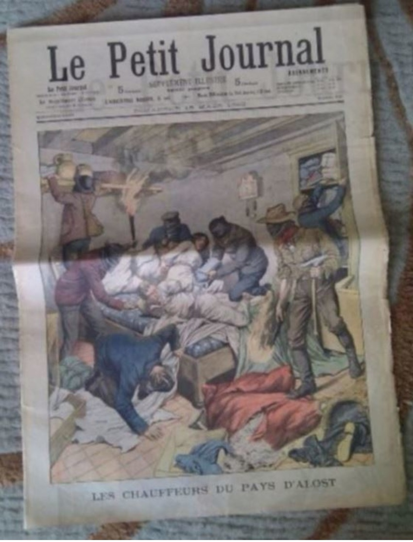 Les Chauffeurs Du Pays D'Alost, Le Cross-country National, Le Petit Journal 15 Mars 1903 - Le Petit Journal