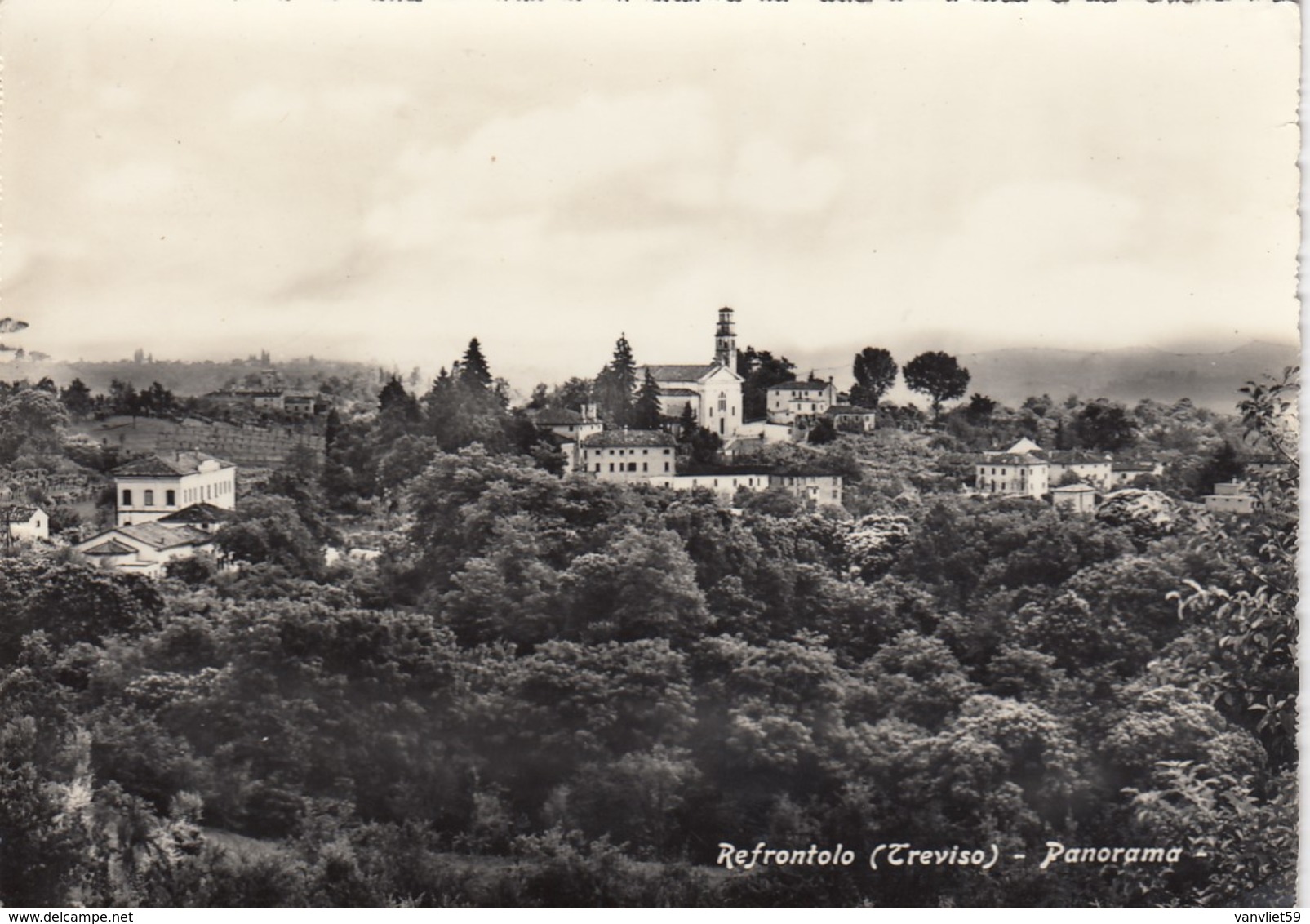 REFRONTOLO-TREVISO-CARTOLINA VERA FOTOGRAFIA-VIAGGIATA IL 10-9-1960 - Treviso