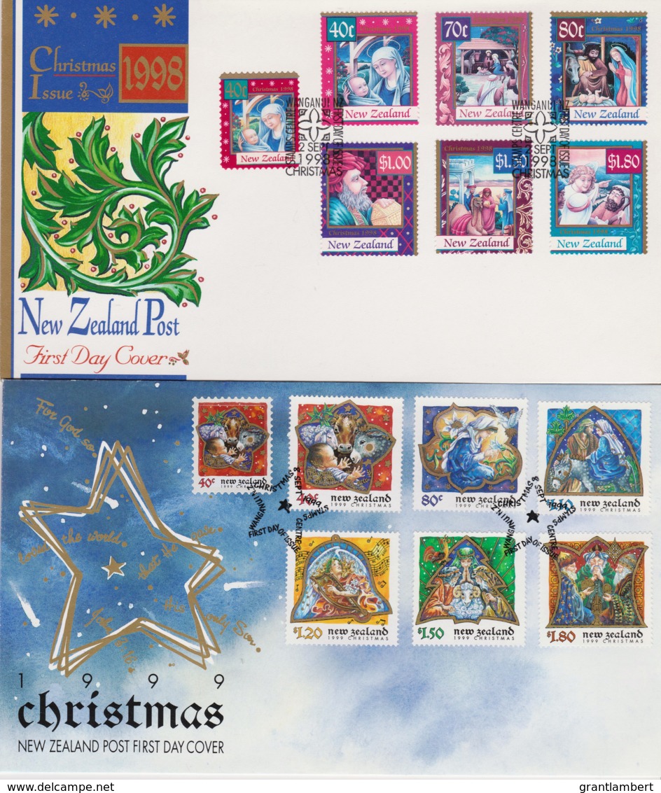 New Zealand 1998, 1999 Christmas FDC - FDC