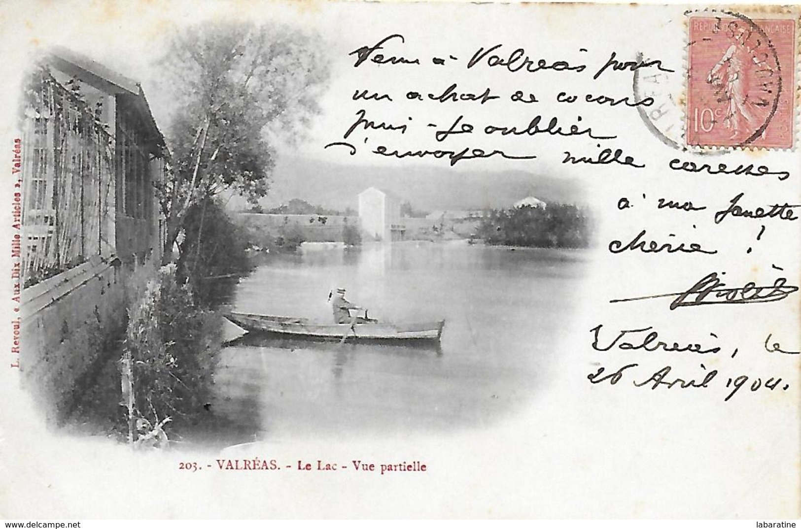 84)   VALREAS  - Le Lac Vue Partielle - Valreas