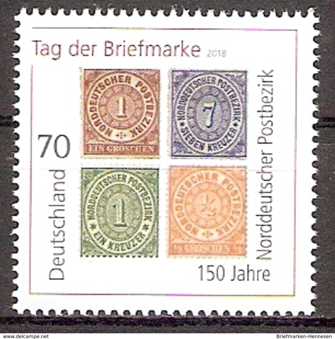 BRD Mi.Nr. 3412 ** Tag Der Briefmarke 2018 (20195) - Ungebraucht