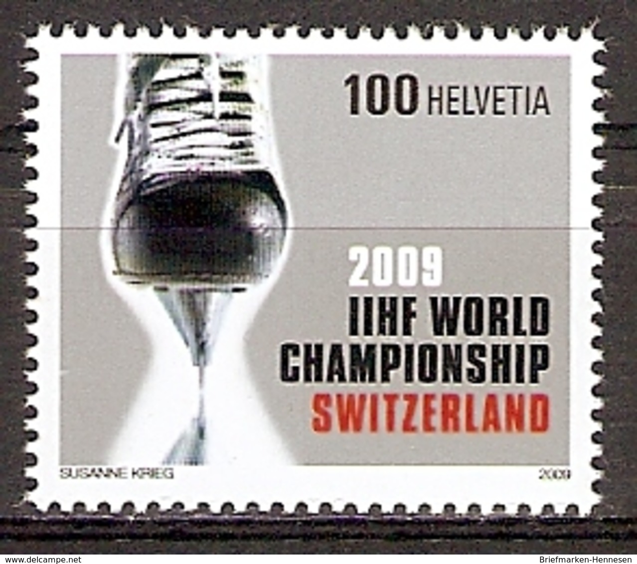 Schweiz Mi.Nr. 2098 ** Eishockey WM 2009 (2015890) - Nuevos