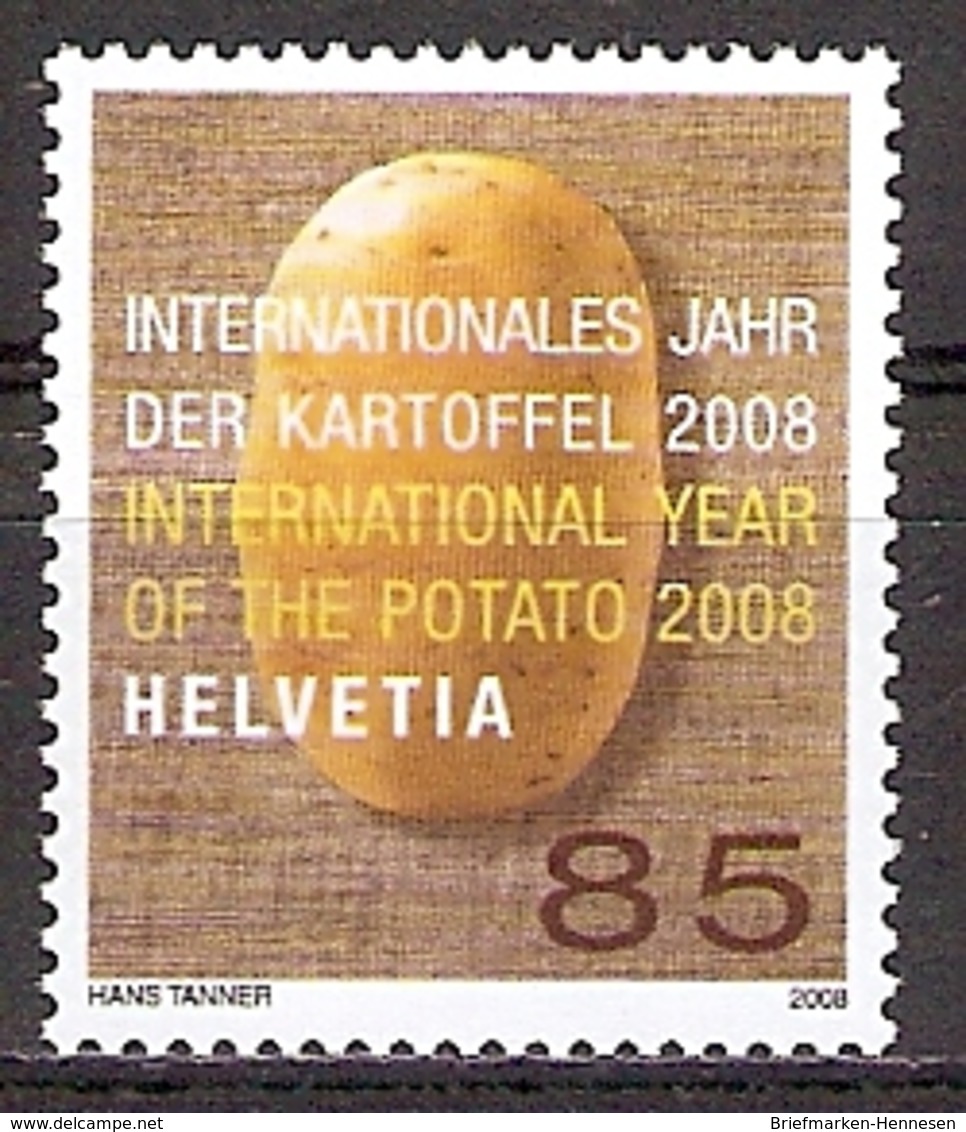 Schweiz Mi.Nr. 2043 ** Internationales Jahr Der Kartoffel 2008 (2017263) - Ungebraucht