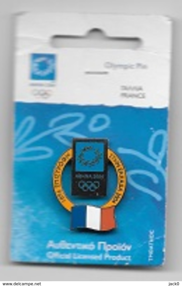 Pin's  Neuf  Sport  J.O  ATHÈNES  2004 - Jeux Olympiques