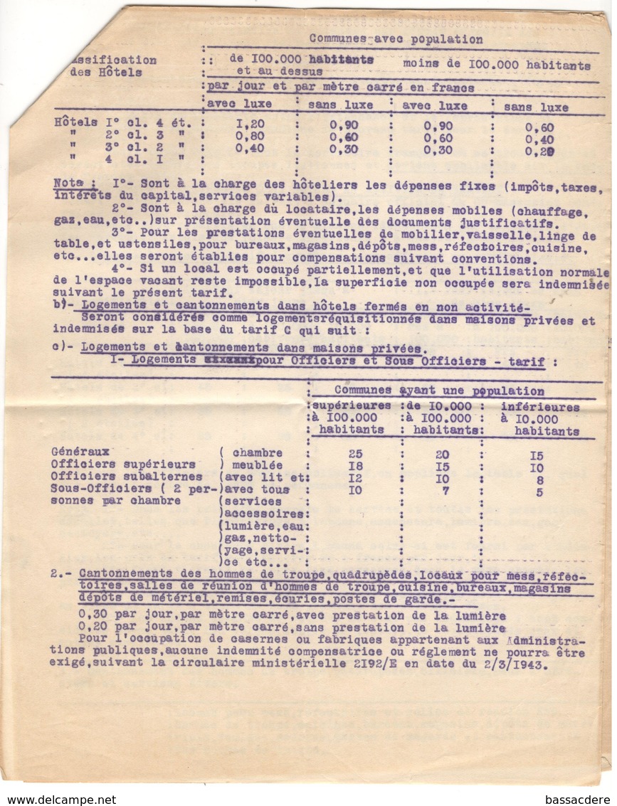 20273 - Logement De L'Armée Italienne - Guerre De 1939-45