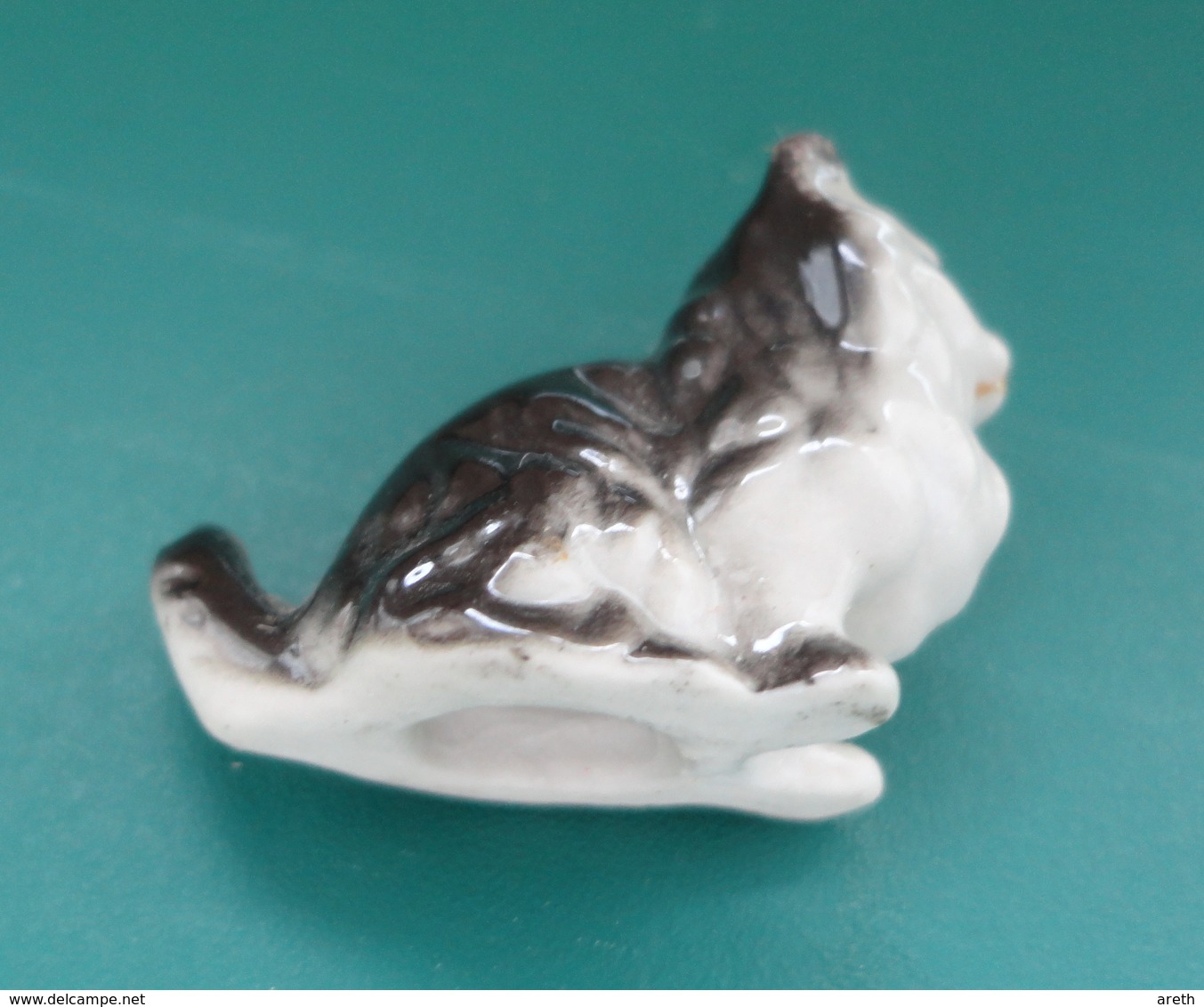 Petit CHAT Miniature En Porcelaine - Animaux