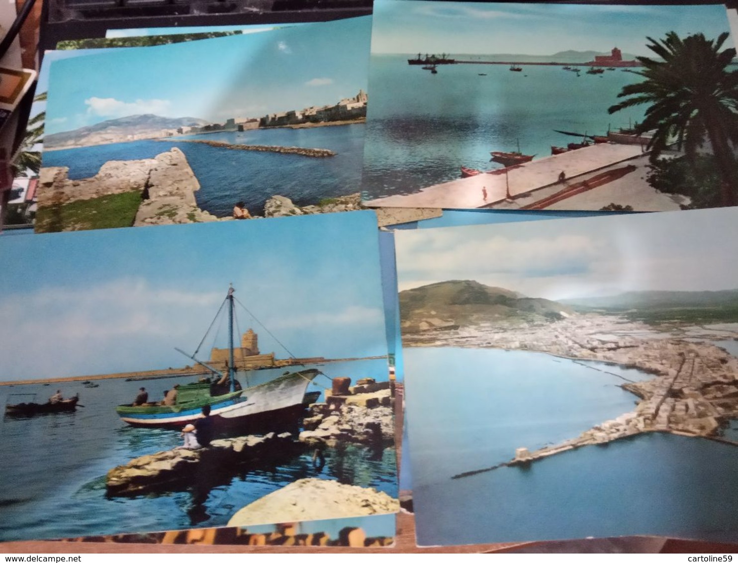 20 CARD  TRAPANI CITTA VIALI PORTO SALINE  VBN1960/854 HD10421 - Trapani