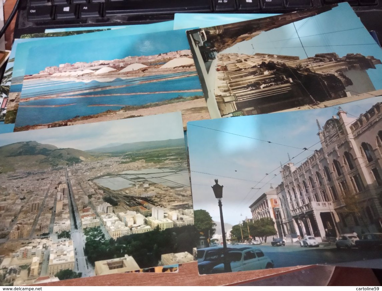 20 CARD  TRAPANI CITTA VIALI PORTO SALINE  VBN1960/854 HD10421 - Trapani