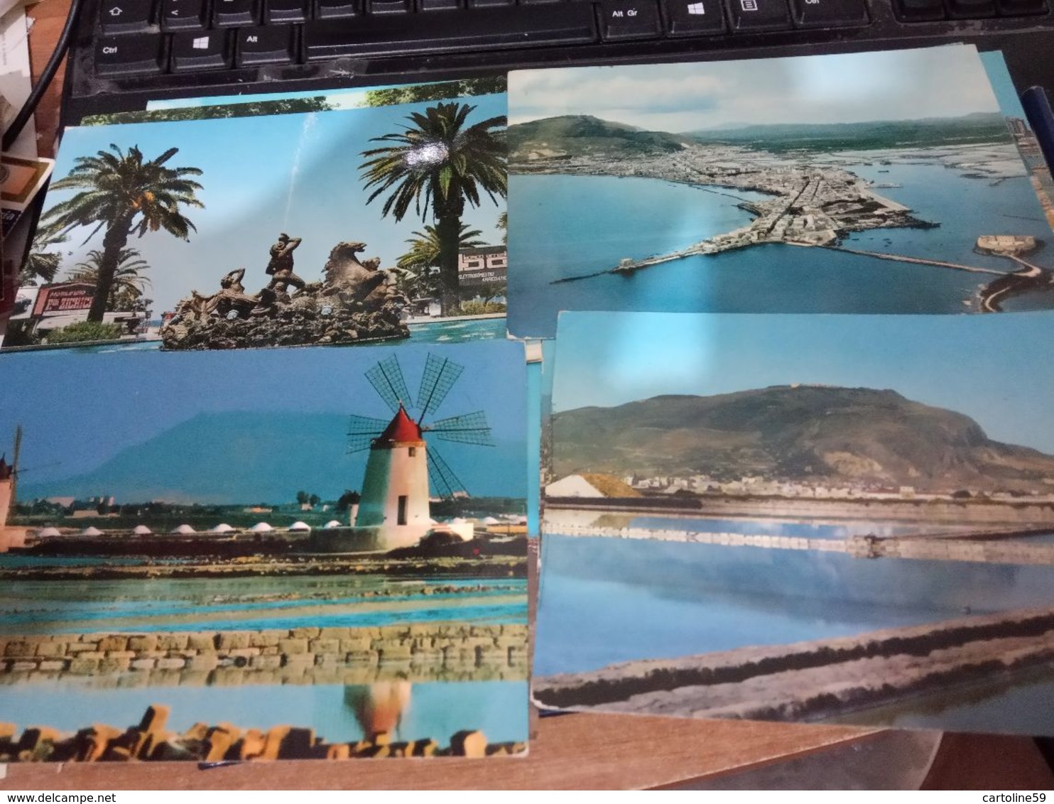 20 CARD  TRAPANI CITTA VIALI PORTO SALINE  VBN1960/854 HD10421 - Trapani