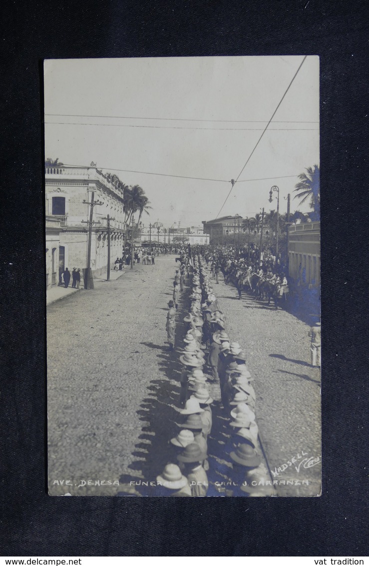 MEXIQUE - Carte Postale Photo - Vera Cruz - Hommage à Un Général Qui Viens D'être Tué Au Port De Vera Cruz - L 36587 - Mexiko