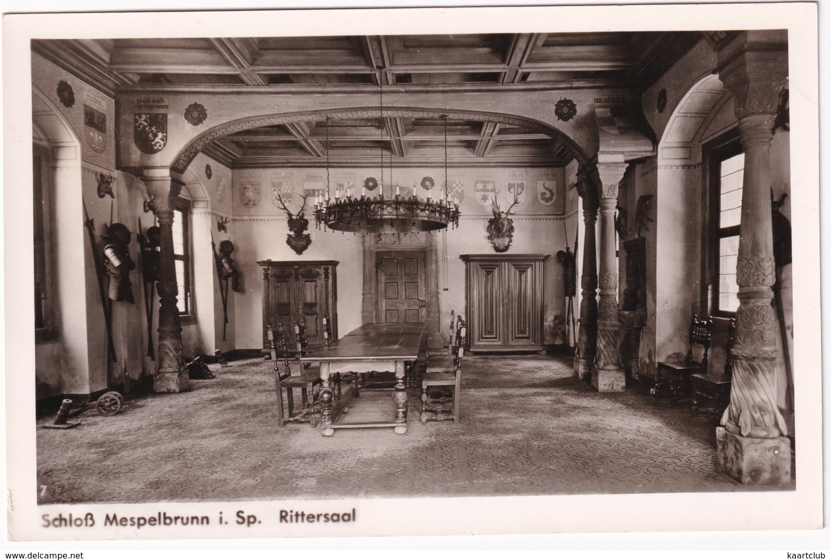 Schloß Mespelbrunn I. Sp. - Rittersaal - Aschaffenburg