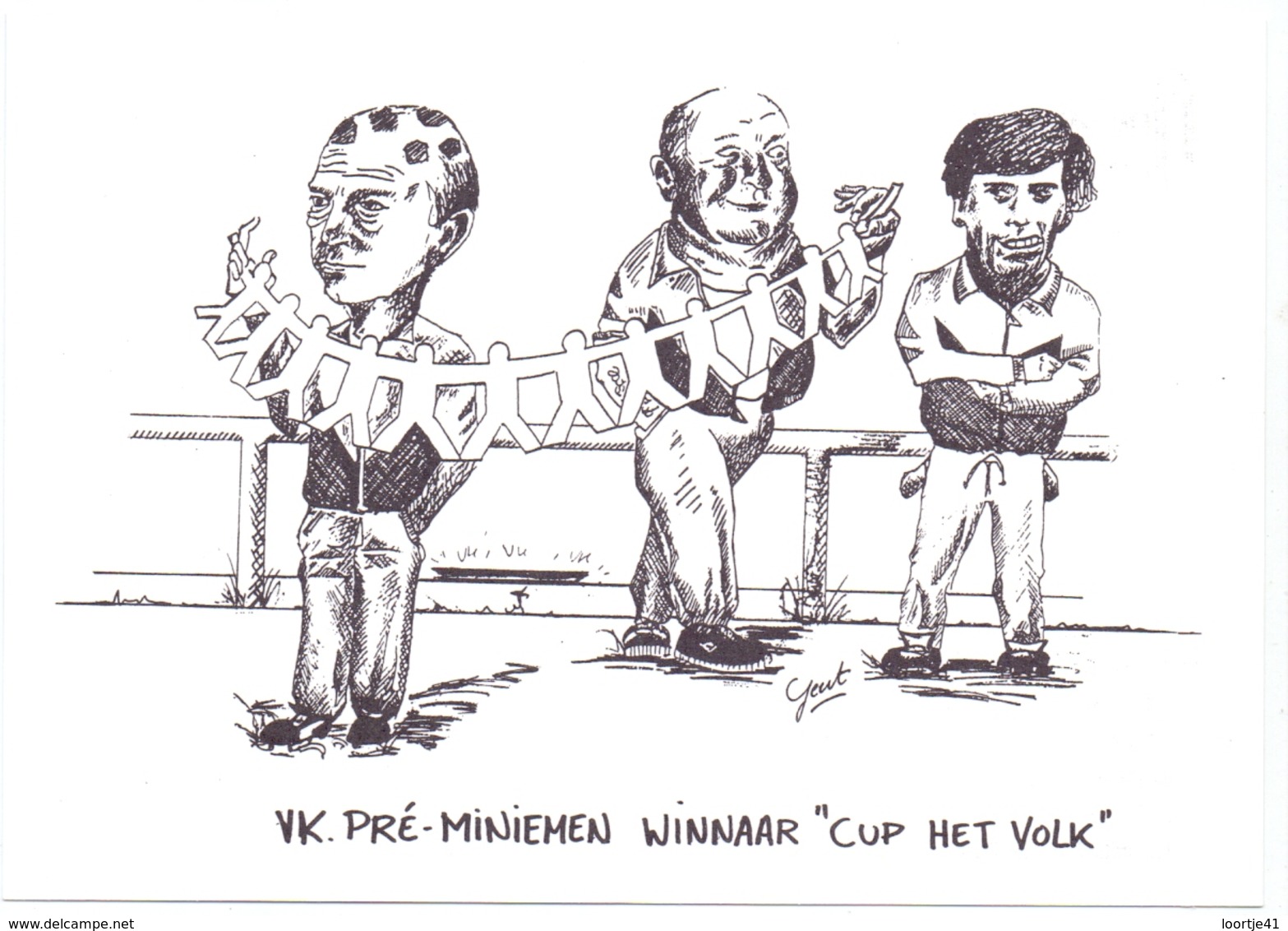 PK - Winnaar Cup Het Volk Pre Miniemen 1993 - Knesselare - Uitgave Geert De Groote - Autres & Non Classés