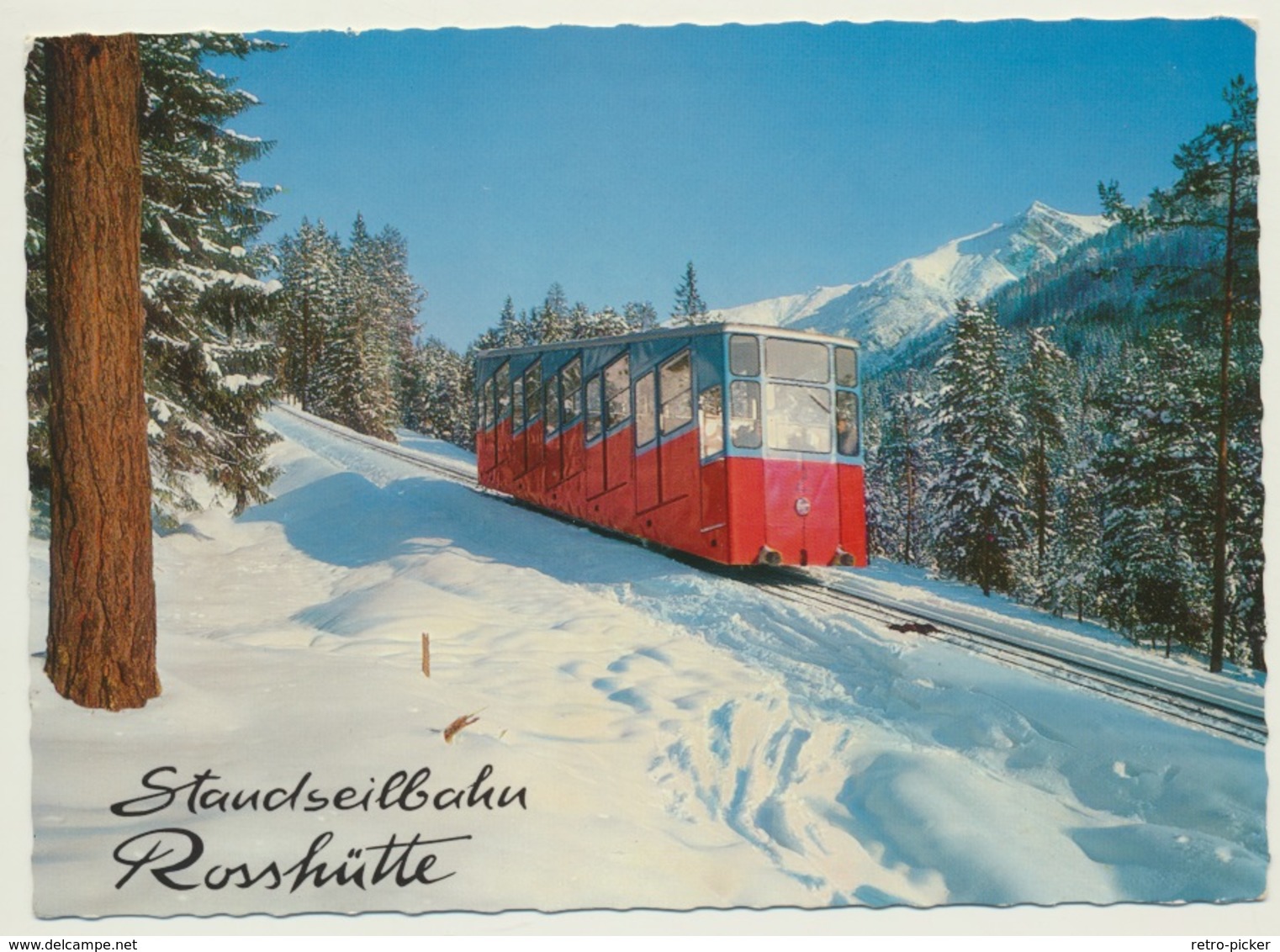 AK  Seefeld Standseilbahn Rosshütte - Seefeld