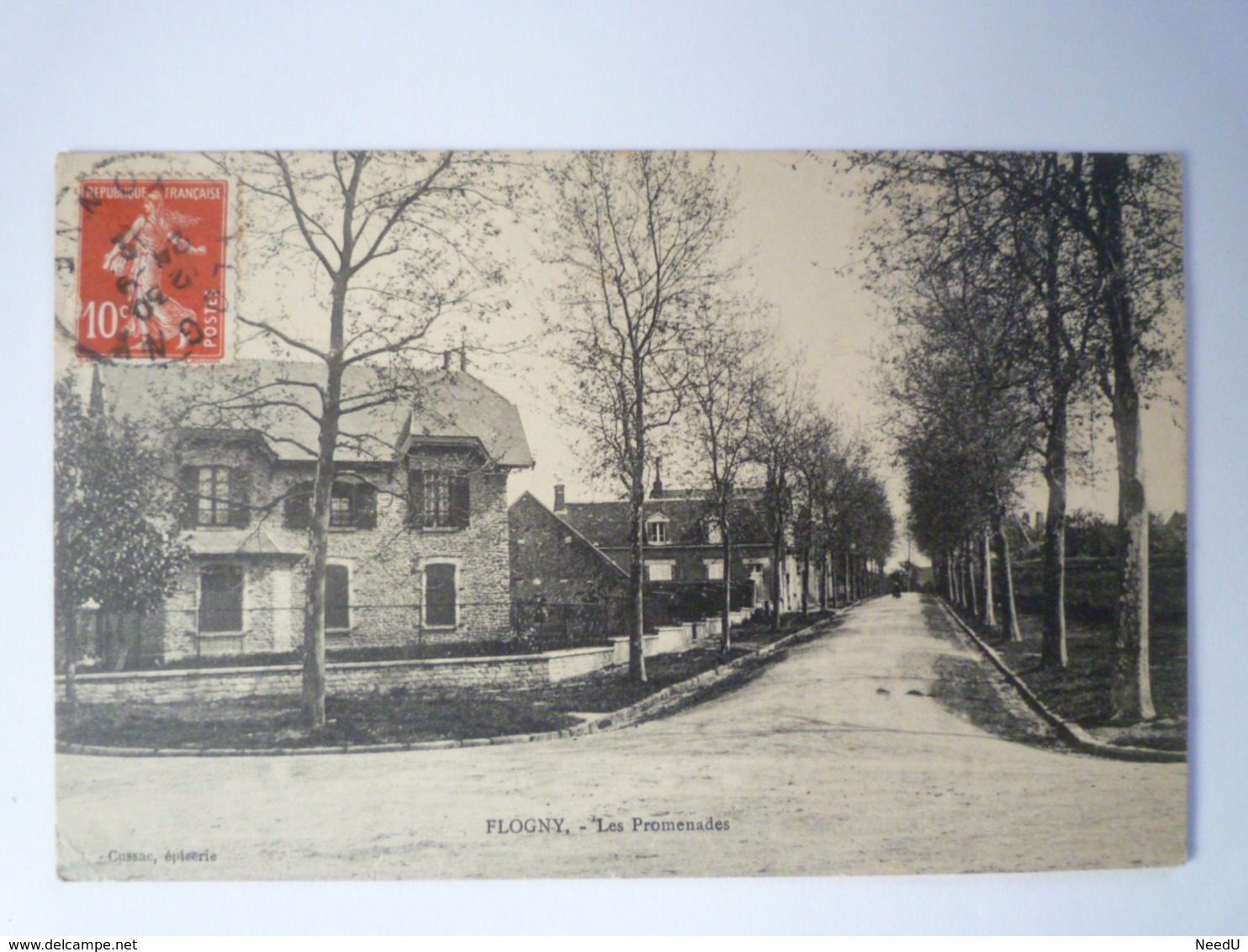 GP 2019 - 1897  FLOGNY  (Yonne)  :  Les Promenades   1912  XXXX - Flogny La Chapelle