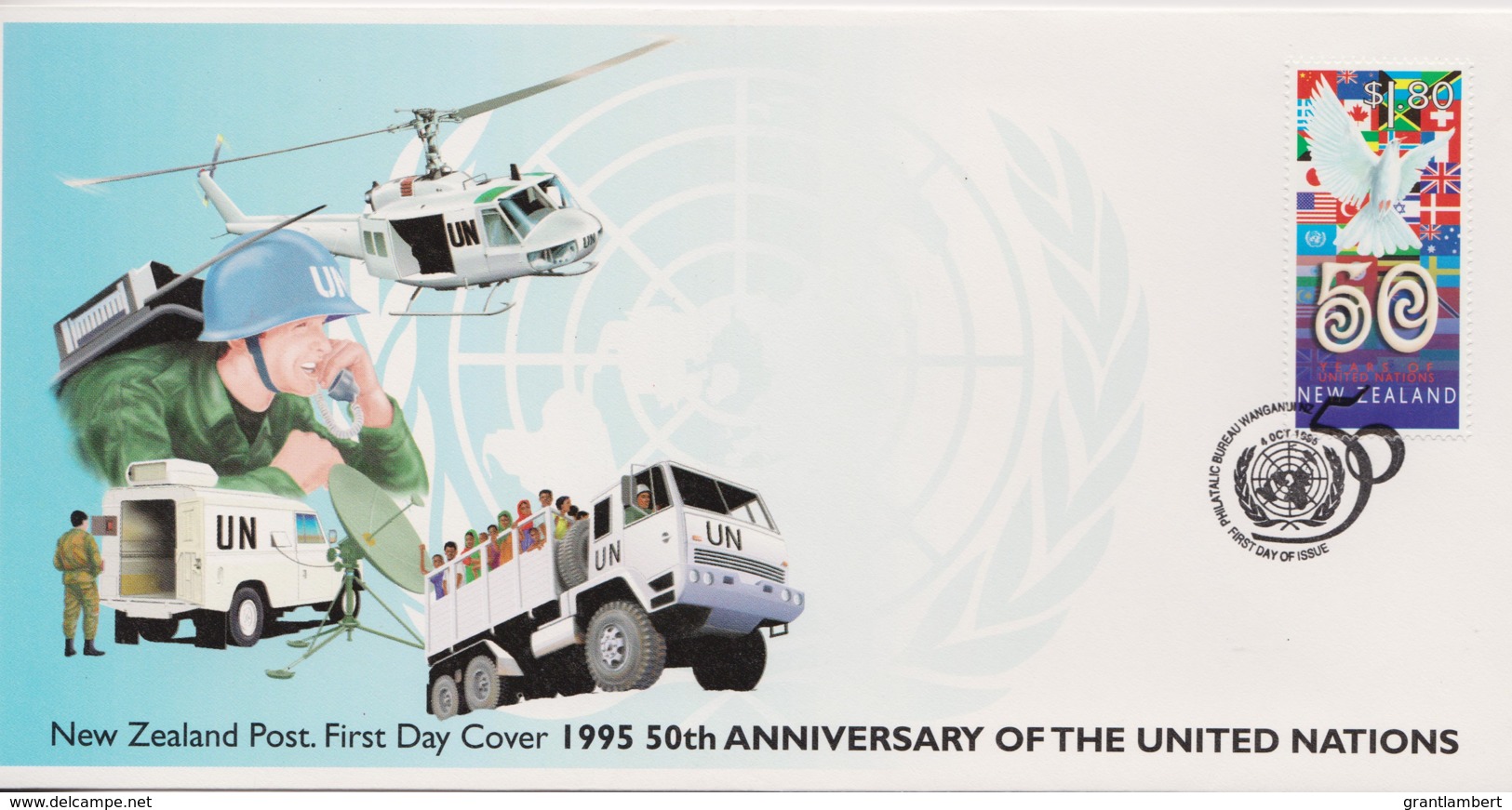 New Zealand 1995 United Nations 50th Anniversary FDC - FDC