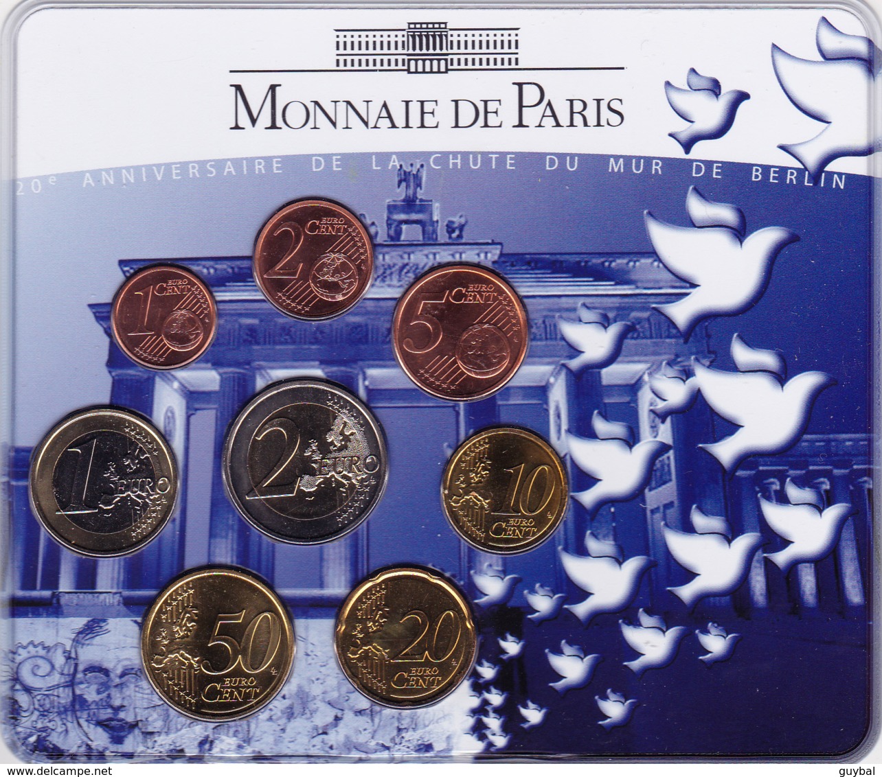 2009 - France - 20 Anniversaire Chute Du Mur De Berlin - Monnaie De Paris - N°374/1000 - Francia