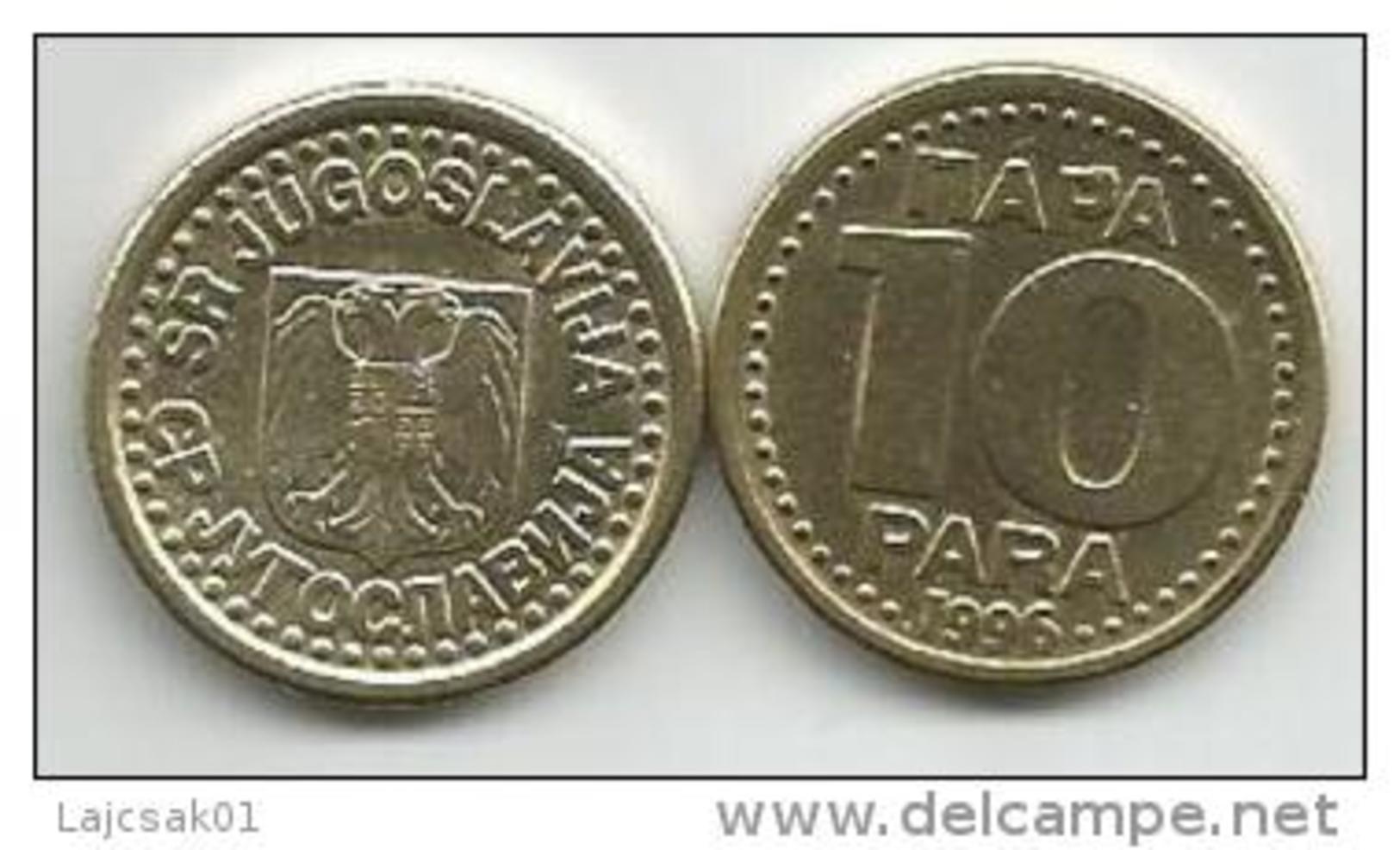 Yugoslavia 10 Para 1996. KM#173 High Grade - Yougoslavie